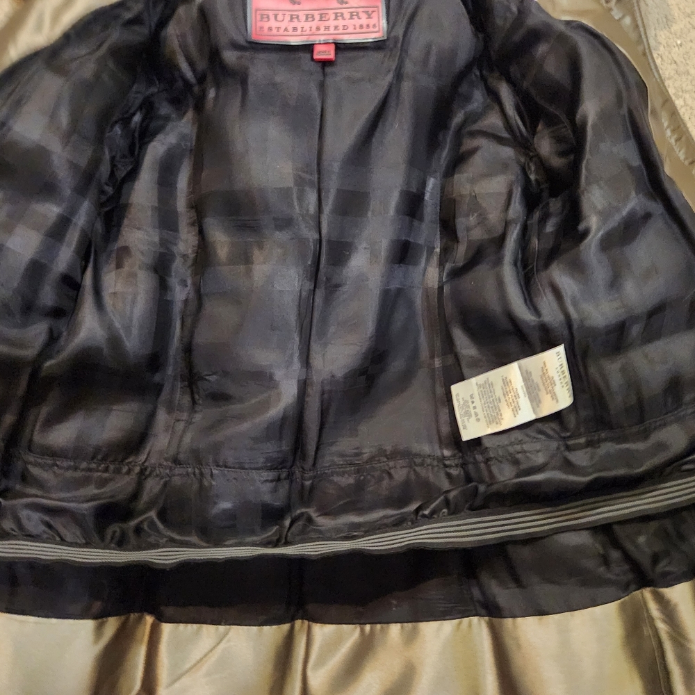 Women's Metallic Jacket with Fur Trim - Picture 12 of 16